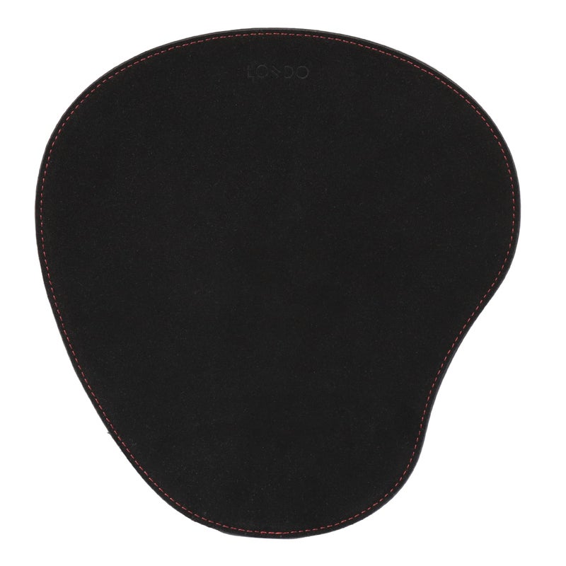 Londo PU Leather Oval Shape Non-Slip Mousepad with Wrist Rest Support, Waterproof Surface, Comfort Memory Foam, Light Ergonomic Design Mouse Pad for Laptop, Desktop - Image 5
